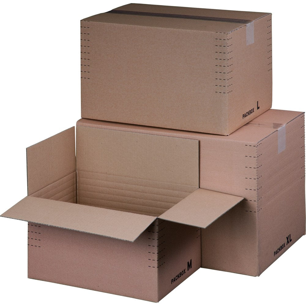 Automatikbodenkarton A3+ 475 x 310 x 155-310 mm, braun, wiederverschließbar