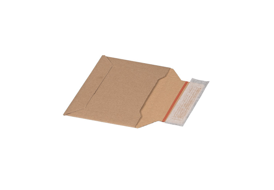 Versandtasche aus Wellpappe KB 177 x 120 x 48 mm mit Selbstklebeverschluss und Aufreißfaden