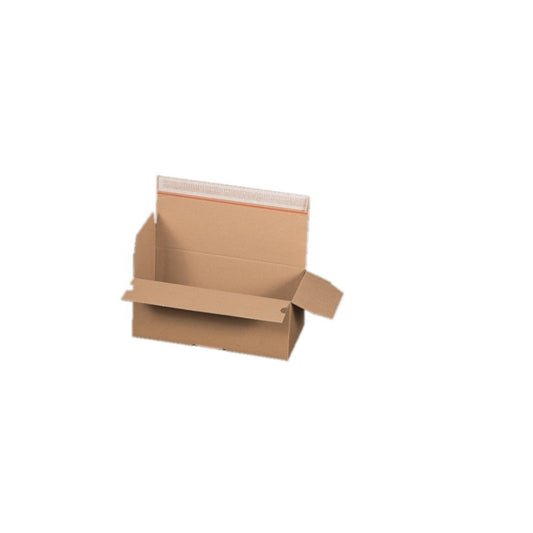 Automatikbodenkarton 315 x 155 x 120 mm braun mit Selbstklebeverschluss und Aufreißfaden
