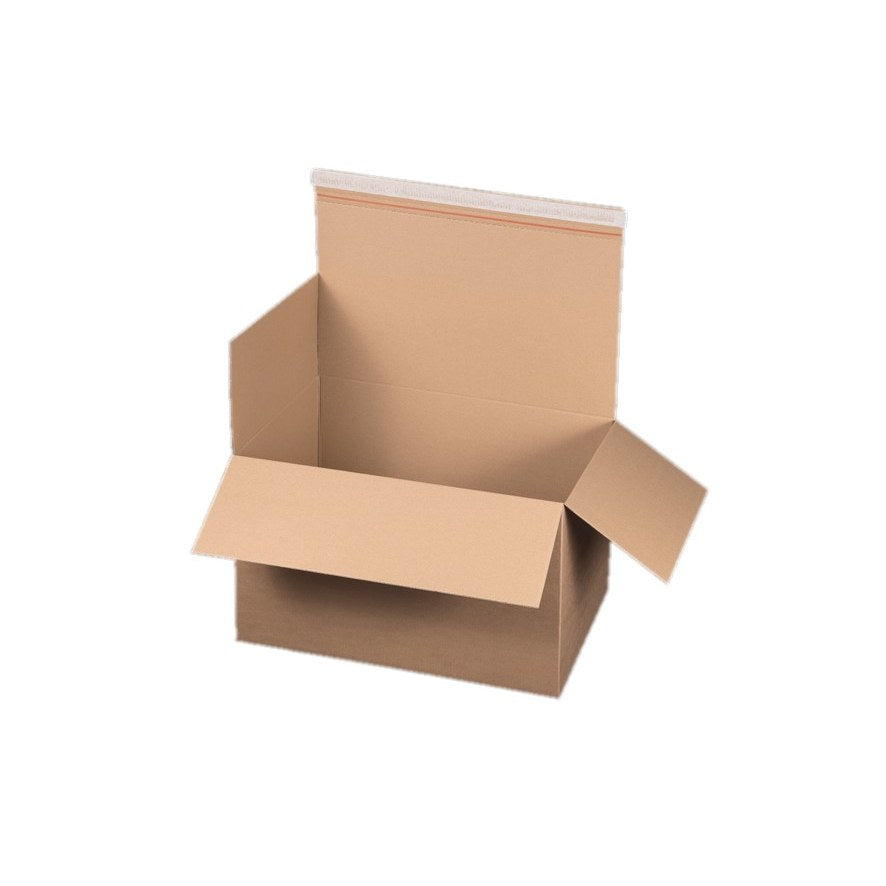 Automatikbodenkarton 540 x 380 x 320 mm braun mit Selbstklebeverschluss und Aufreißfaden