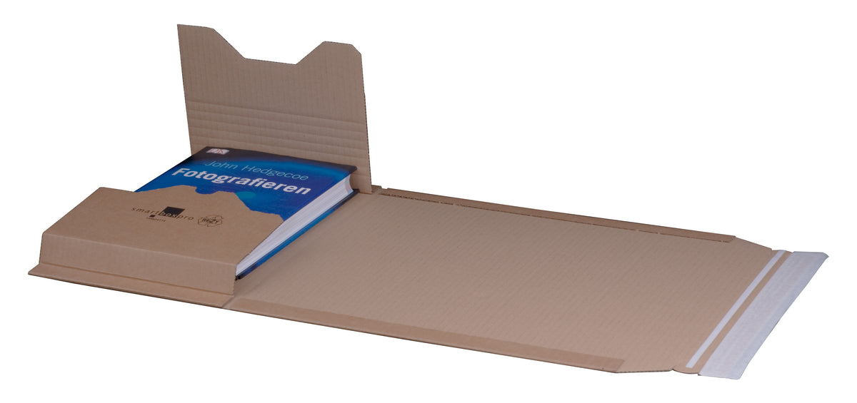 Universalverpackung A4 mit Selbstklebeverschluss und Aufreißfaden, 304 x 215 x 77 mm