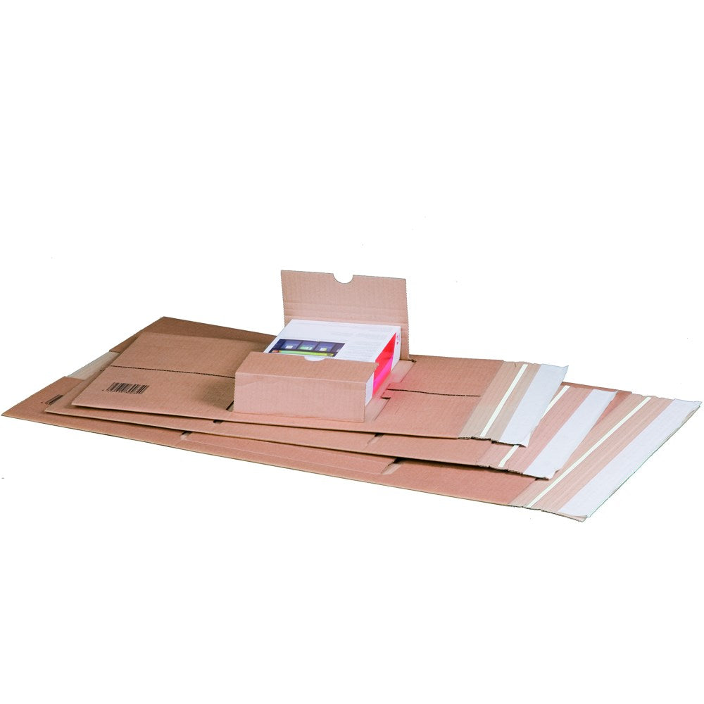 Universal Versandverpackung C4 350 x 260 x 70 mm mit Haftklebung und Aufreißfaden