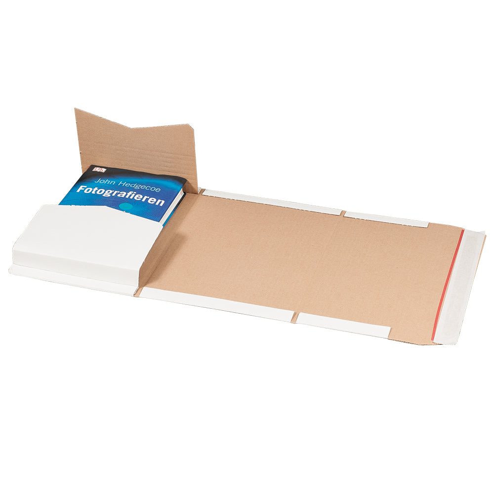 Universalverpackung A4 mit Haftklebung und Aufreißfaden, 300 x 220 x 80 mm