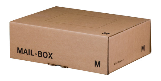 Mail-Box M 331 x 241 x 104 mm braun, wiederverschließbar
