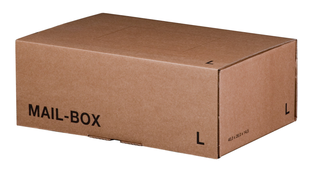 Mail-Box L 395 x 248 x 141 mm braun, wiederverschließbar