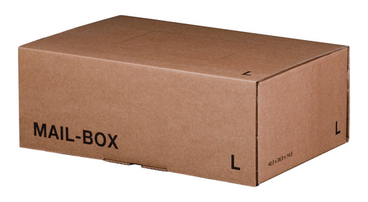 Mail-Box L 395 x 248 x 141 mm braun, wiederverschließbar