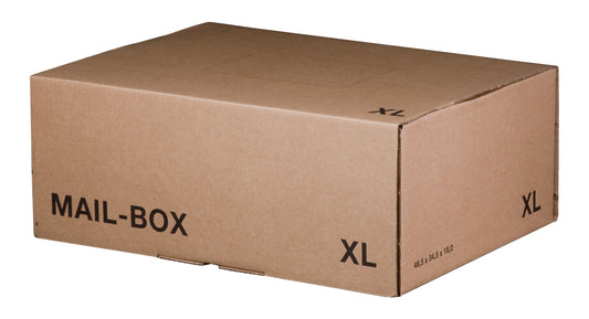 Mail-Box XL wiederverschließbar 460 x 333 x 174 mm braun