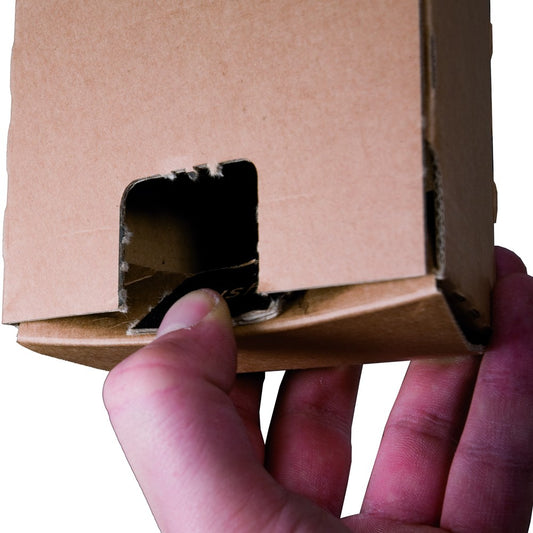 Trapez-Versandverpackung A2 435 x 105/55 x 75 mm braun