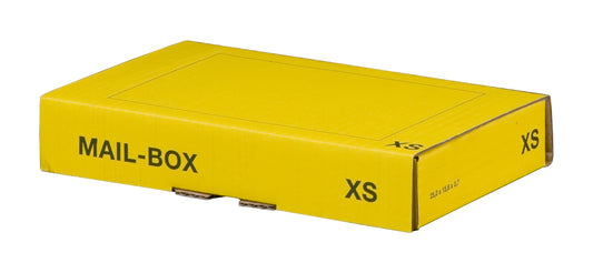 Mail-Box XS wiederverschließbar gelb 247 x 146 x 42 mm