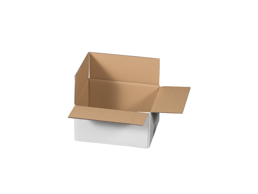 Versandkarton weiß 217 x 172 x 110 mm, 1-wellig