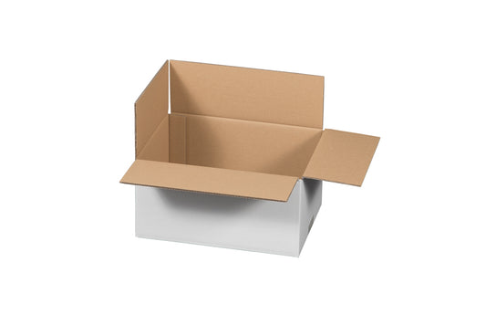 Verpackungs- und Versandkarton 2-wellig weiß DIN A4 304 x 217 x 150 mm