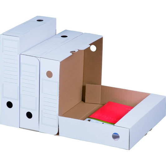 Archiv-Ablagebox BIANCO 250 x 70 x 317 mm, weiß, wiederverschließbar
