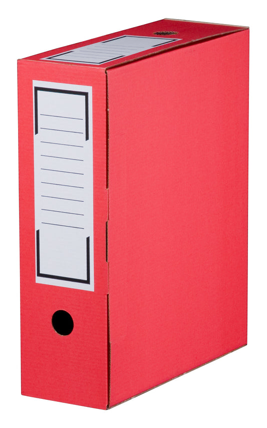 Archiv-Ablagebox 315 x 96 x 260 mm, rot, wiederverschließbar