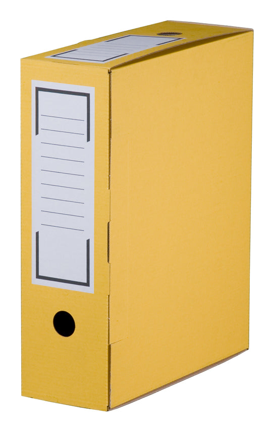 Archiv-Ablagebox 315 x 96 x 260 mm, gelb, wiederverschließbar
