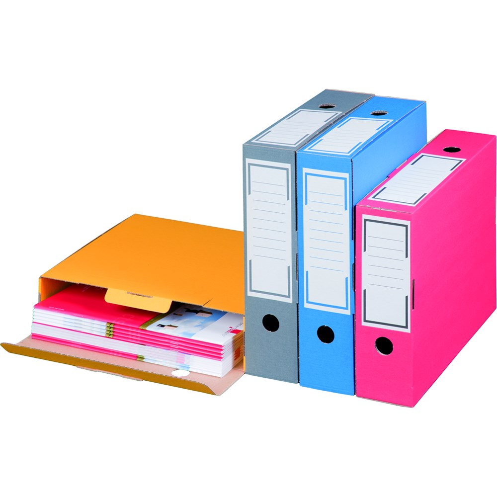 SBP-ARCHIV-ABLAGEBOX, 315x76x260mm, wiederverschließbar, anthrazit, VE 20 Stück