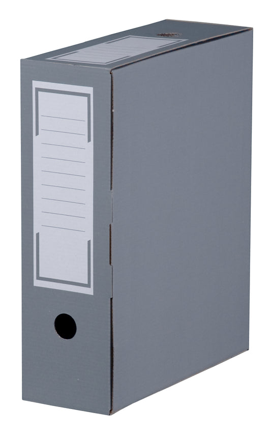 Archiv-Ablagebox 315 x 96 x 260 mm grau wiederverschließbar