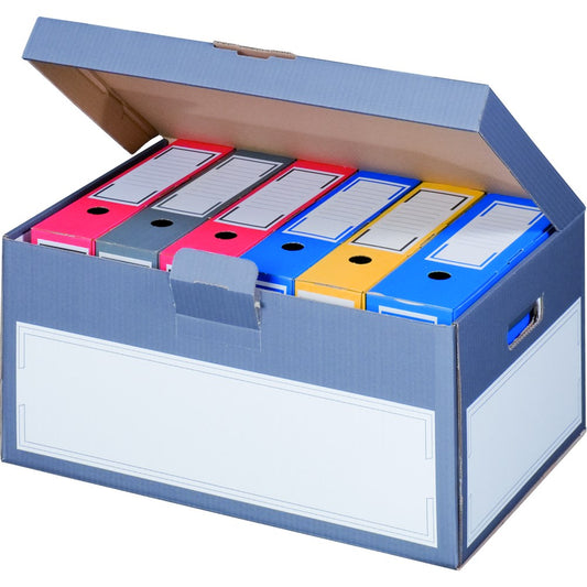 Klappdeckelcontainer 522 x 333 x 268 mm anthrazit, wiederverschließbar