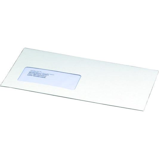 CD-Mailer DIN lang 218 x 121 mm weiß mit Haftklebung und Aufreißfaden