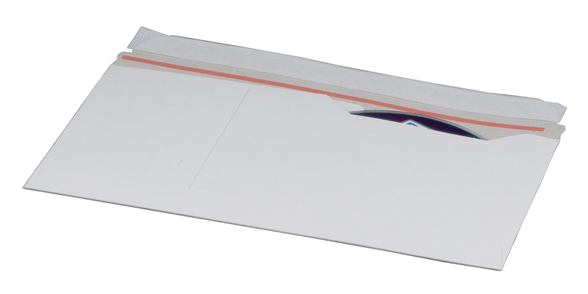 CD-Mailer DIN lang 218 x 121 mm weiß mit Haftklebung und Aufreißfaden