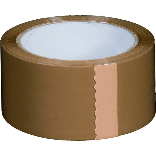 PP-Klebeband braun 50 mm x 66 m, leise abrollend