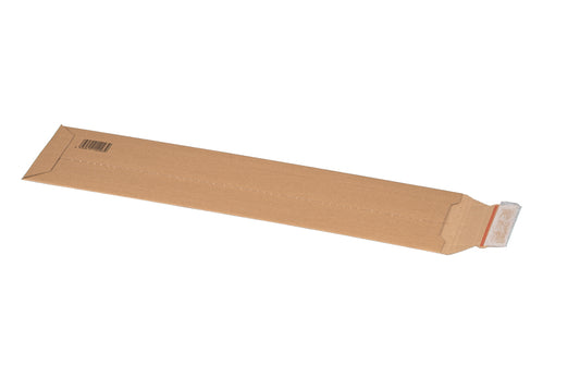 Versandtasche aus Wellpappe für KFZ-Kennzeichen 140 x 590 x 50 mm