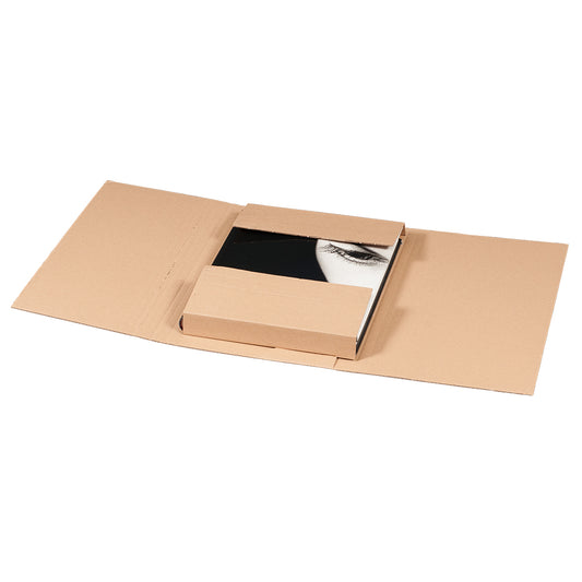 Twist-Buchverpackung A4 330 x 240 x 80 mm braun