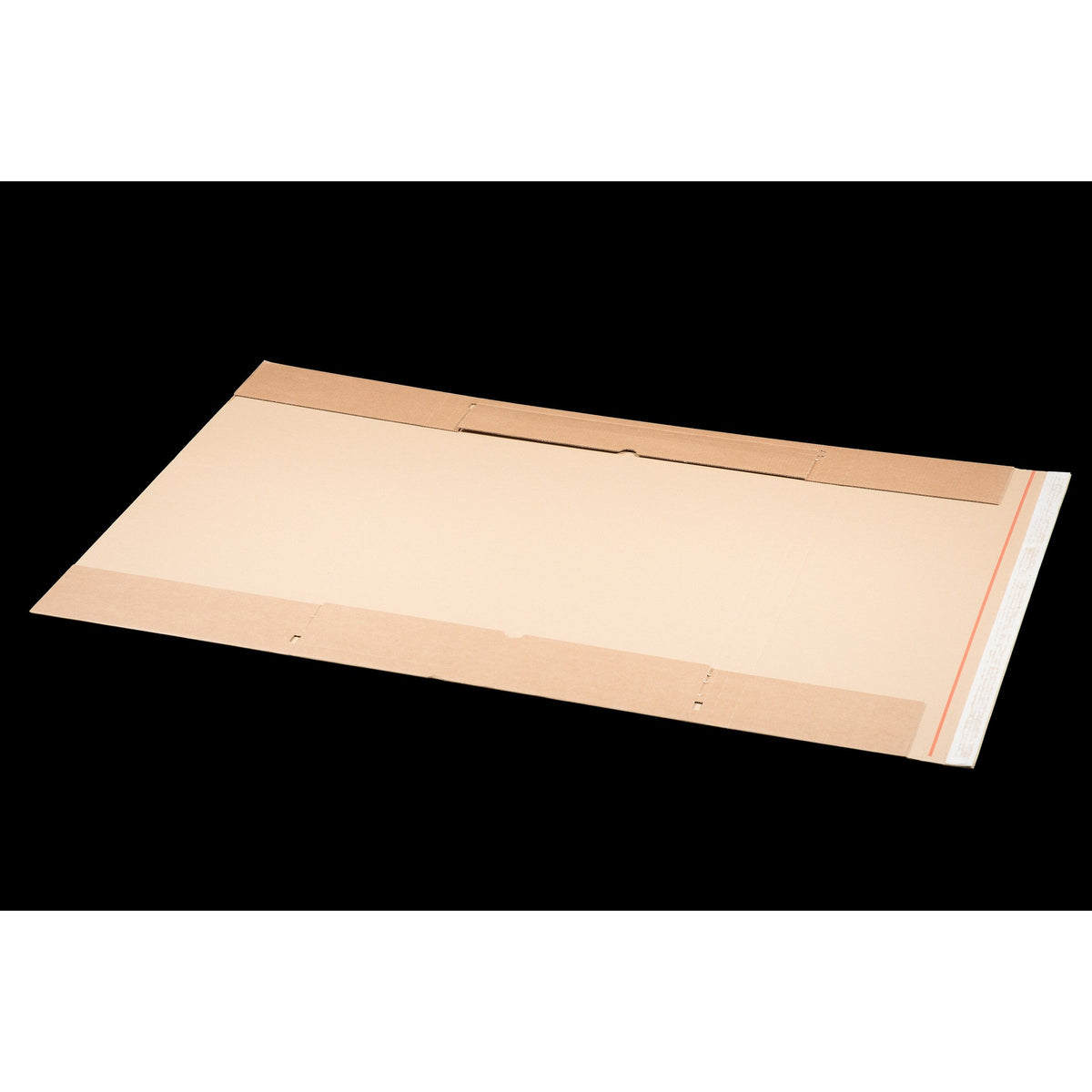 Kalenderverpackung 500 x 750 mm braun mit Selbstklebeverschluss und Aufreißfaden