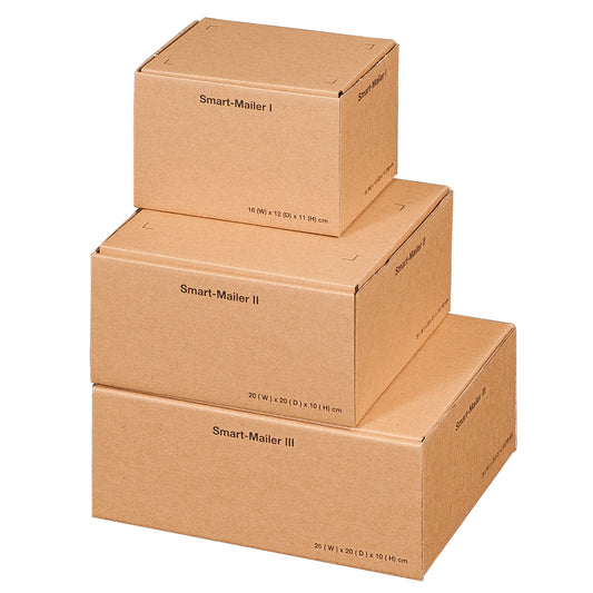 Smart-Mailer 2, braun, 200x200x100mm, 20er
