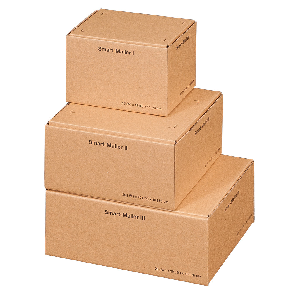 Smart-Mailer 3, braun, 100x200x250mm, 20er