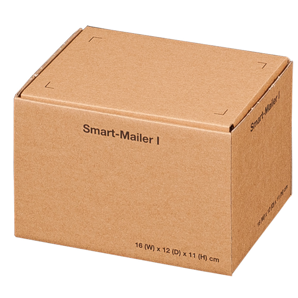 Smart-Mailer 1, braun, 160x120x110mm, 20er