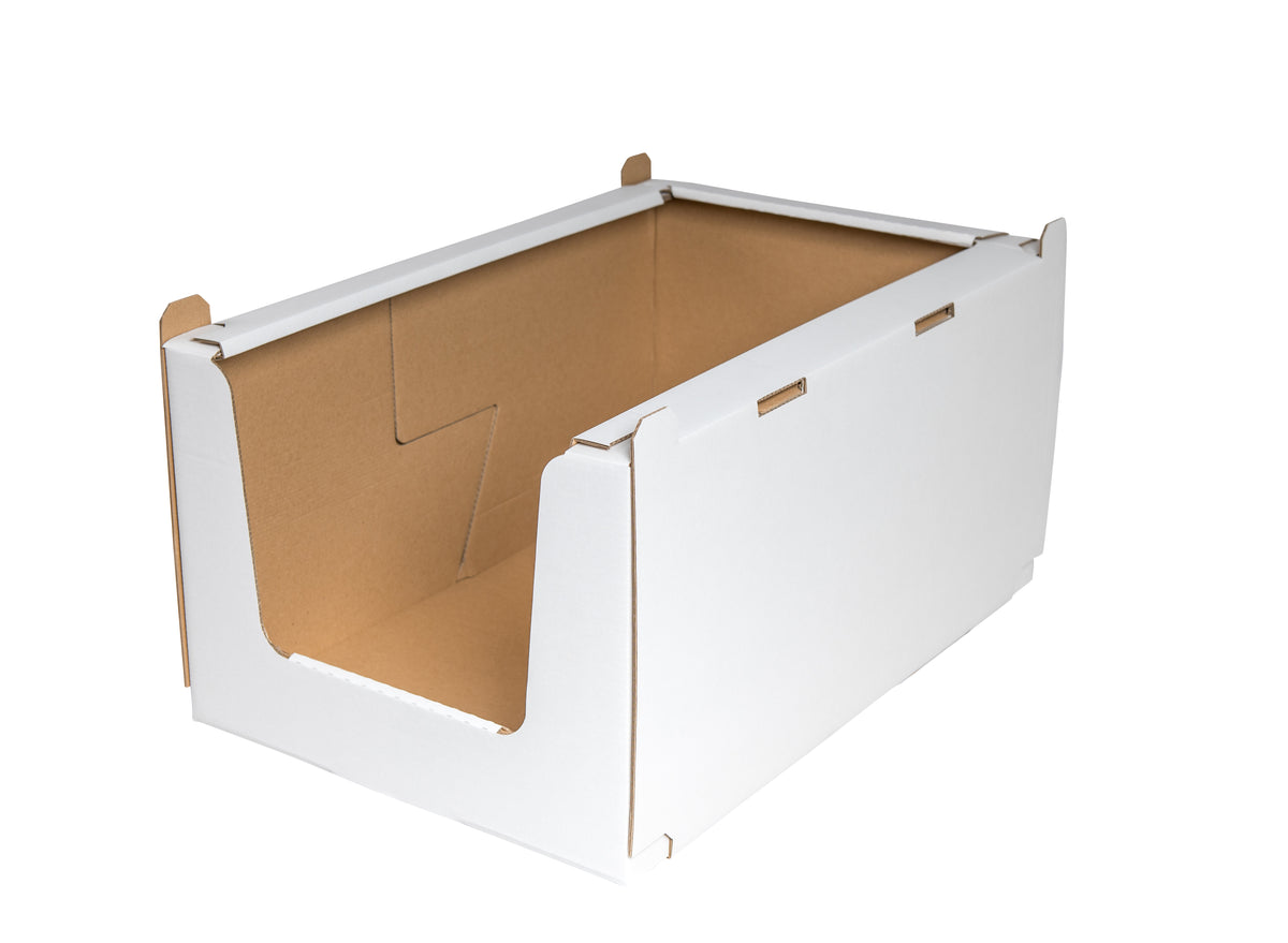 Stapelbehälter aus Wellpappe - Größe M - 587 x 382 x 281mm