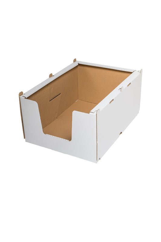 Stapelbehälter aus Wellpappe - Größe S - 380 x 360 x 200mm