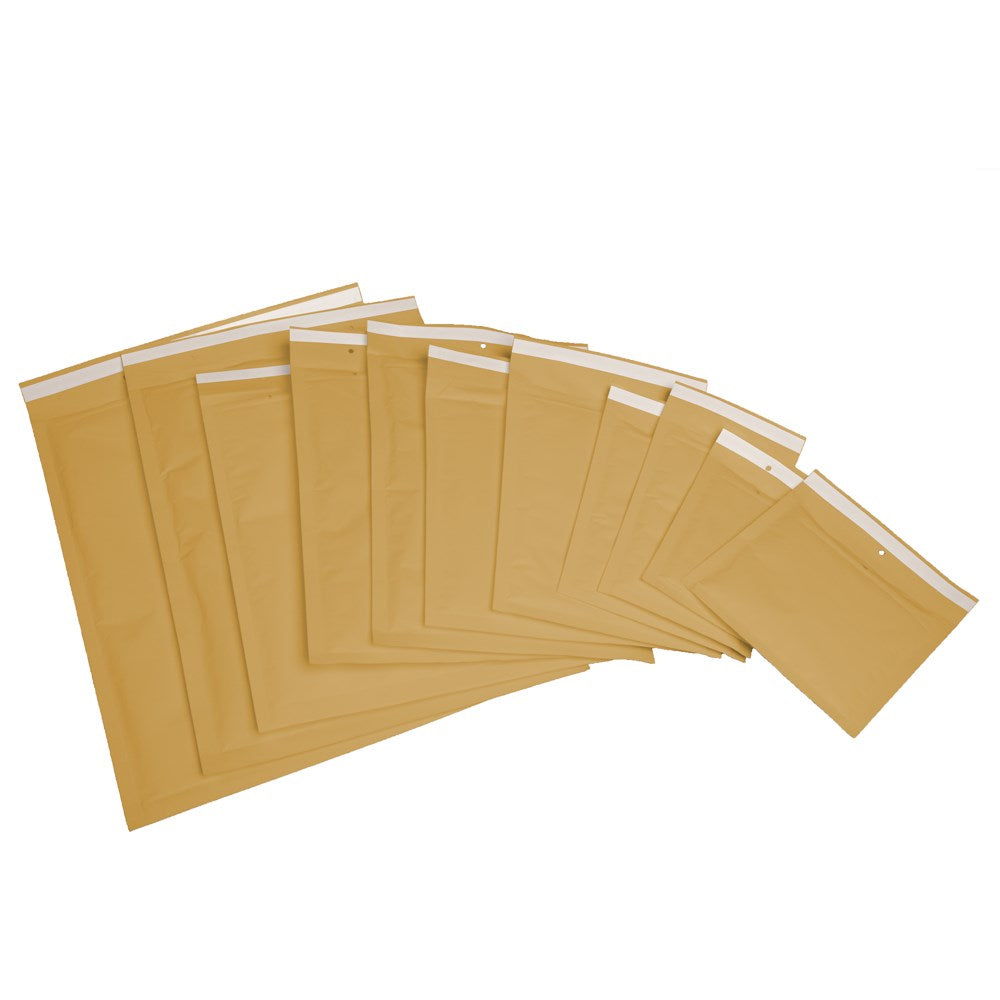 Luftpolsterversandtasche CD braun 175 x 165 mm