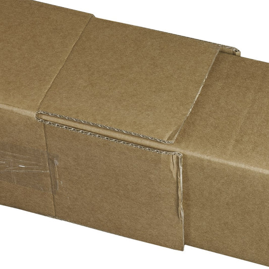 Quadratische Versandhülse aus Wellkarton, teleskopierbar bis 1600 mm, 630 x 105 x 105 mm
